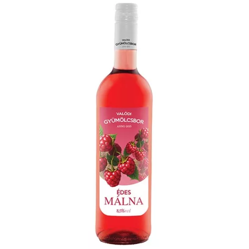 Valódi Gyümölcsbor Málna 0,75l-DRS