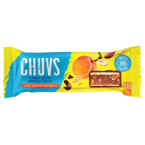 CHUVS gyümölcsszelet sárgabarack 30g