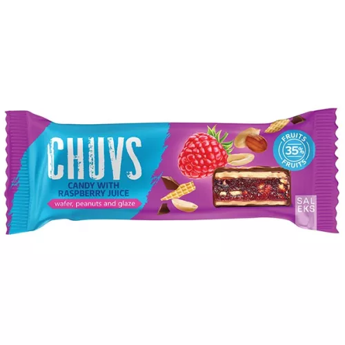 CHUVS gyümölcsszelet málna 30g
