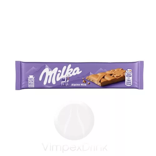 MILKA Alpesi Tejcsokoládé szelet 25g /48/