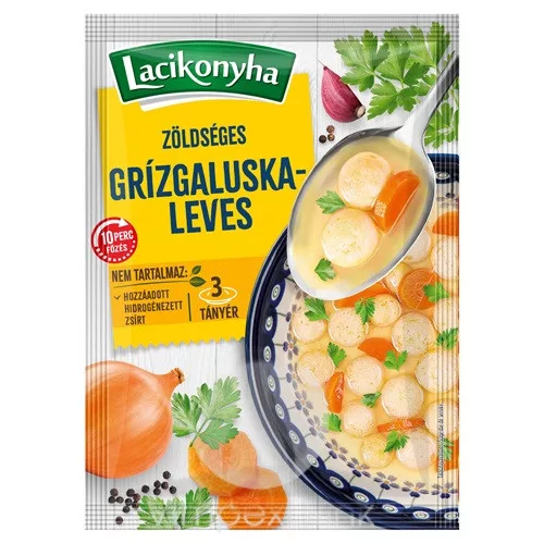 Lacikonyha Zöldség.grízgaluska lev.3T 40g