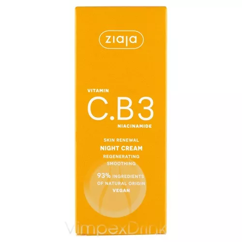 Ziaja arckrém 50ml B3, Niacinamid éj.