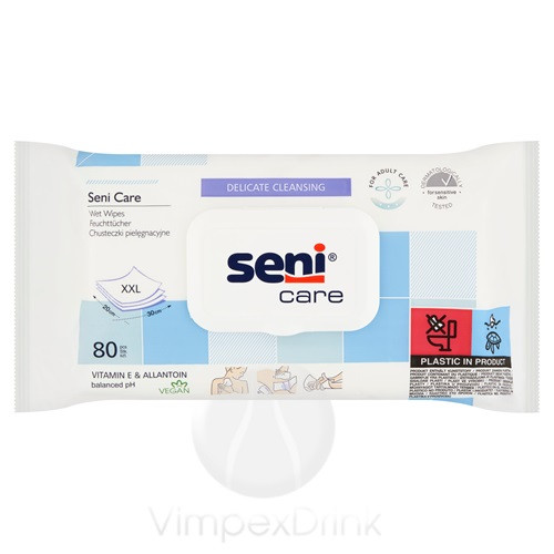 Bella Seni care nedves törlőkendő 80db