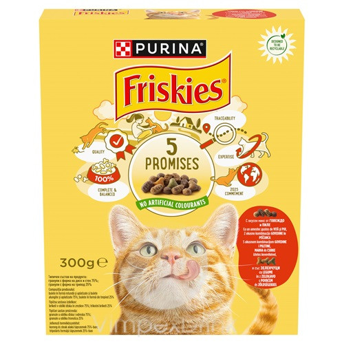 FRISKIES Marha száraz macska 300g