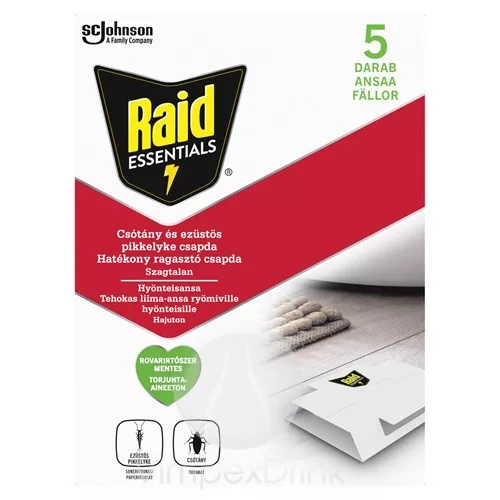 Raid Csótány és Ezüstös pikkelyke csapda 5