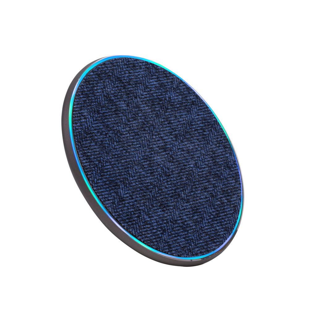 RivaCase VA4915 BL3 Wireless 10W Fast Charger Fabric Blue