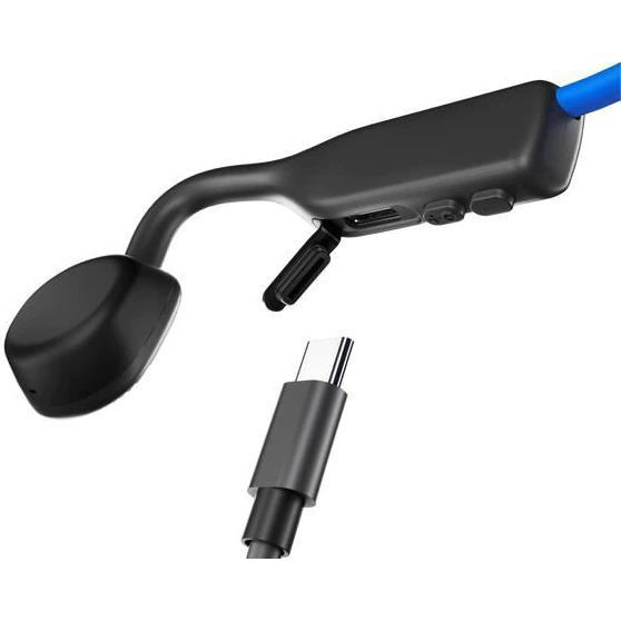 Shokz Openmove Bone Conduction Open-Ear Lifestyle/Sport Wireless Bluetooth Headphones Blue