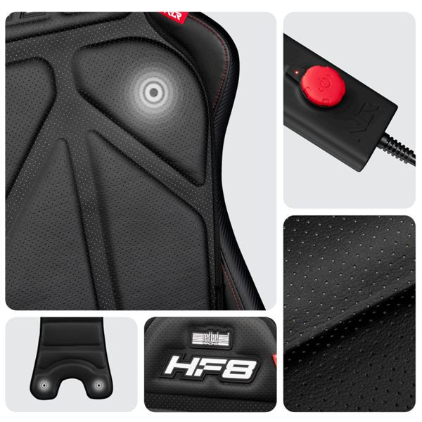 Next Level Racing HF8 Haptic Gaming Pad Black (vibrációs visszajelző pad ülésekhez)