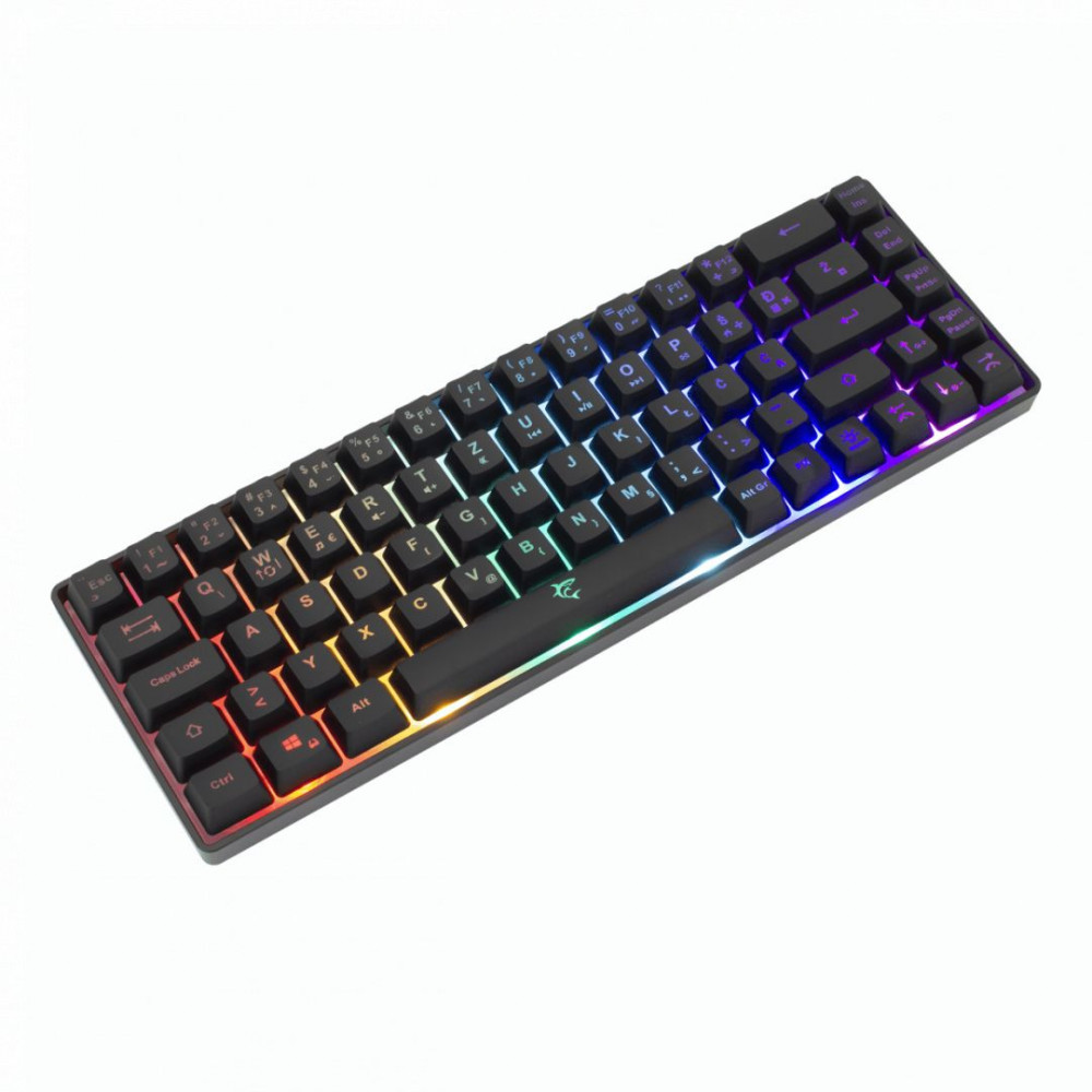 White Shark Ronin RGB Gaming keyboard Black HU
