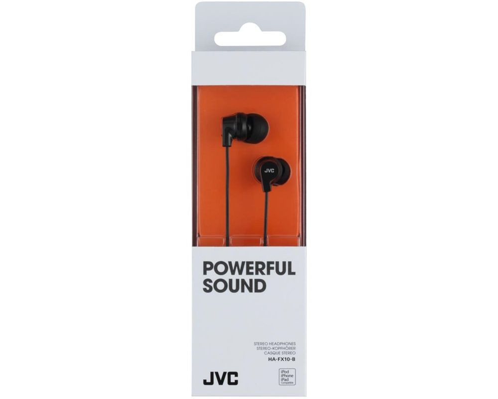 JVC HA-FX10-B Earphones Black