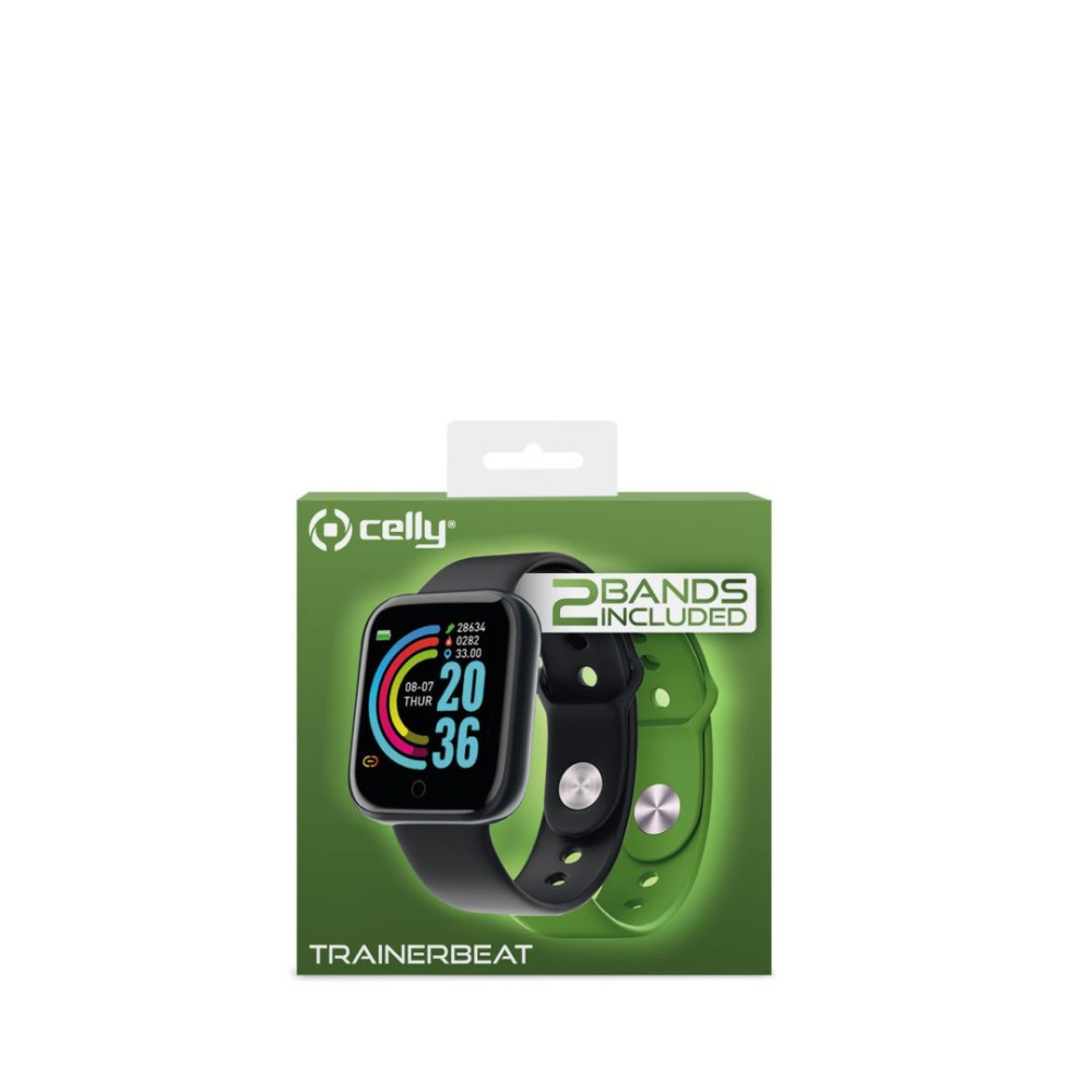 CELLY Trainerbeat Smartwatch Black/Green