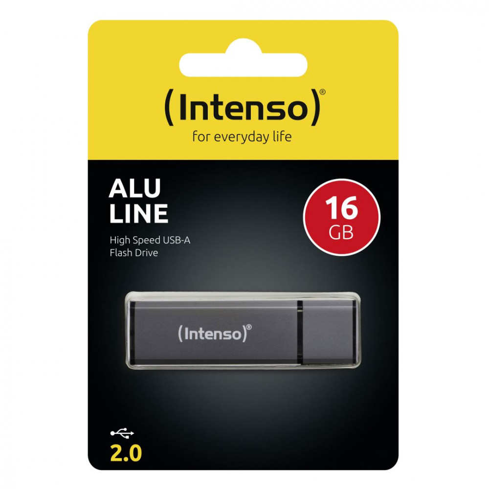 Intenso 16GB Alu-Line USB2.0 Antracite