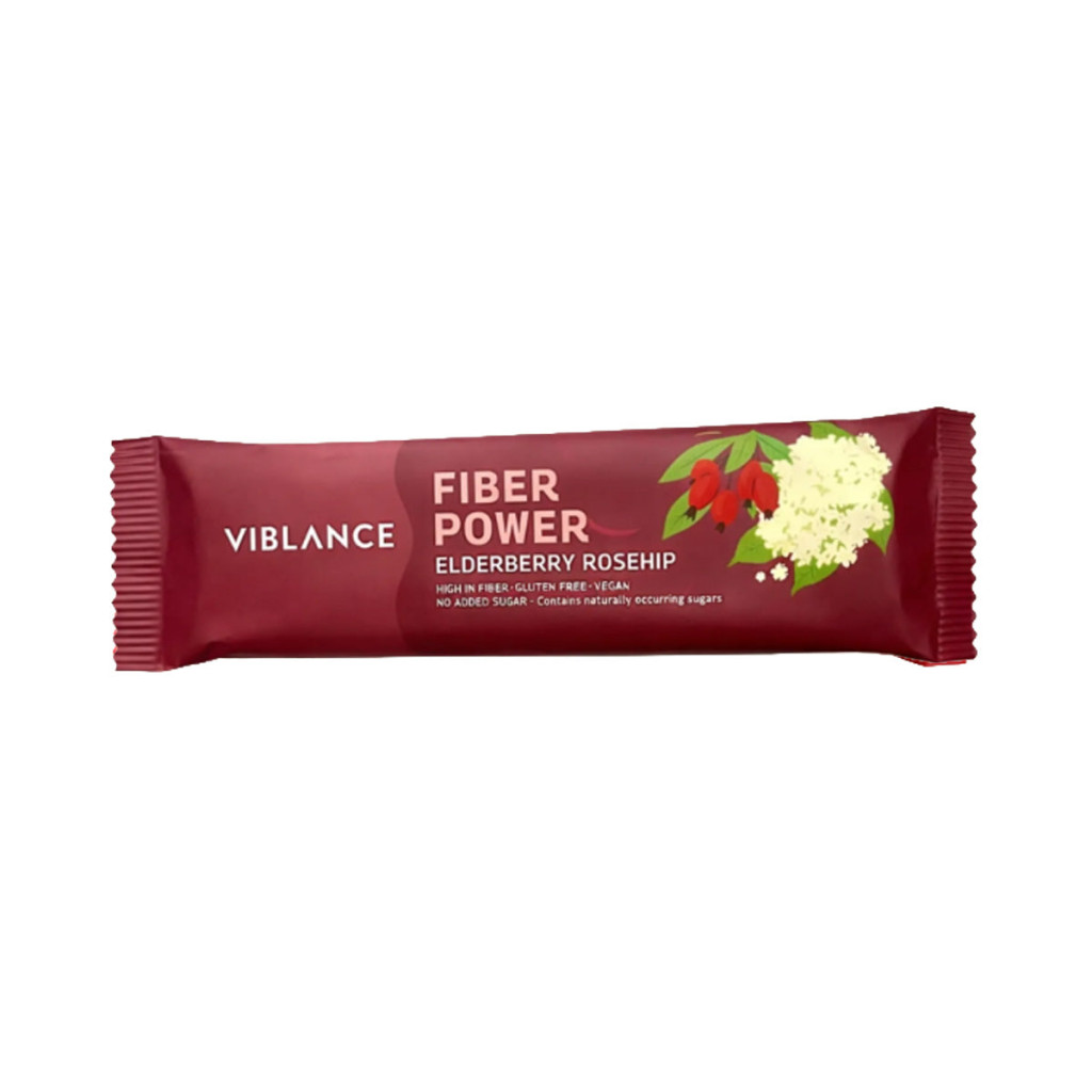 Viblance Fiber power bar csipkebogyó&bodzavirág40g
