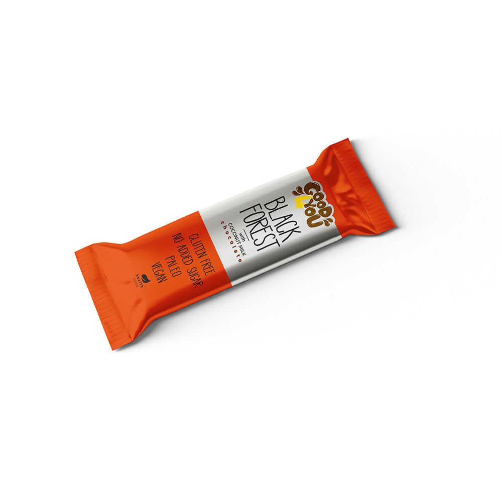 Good4You Feketeerdő ízű szelet kókusztejes csokoládéval - 25g
