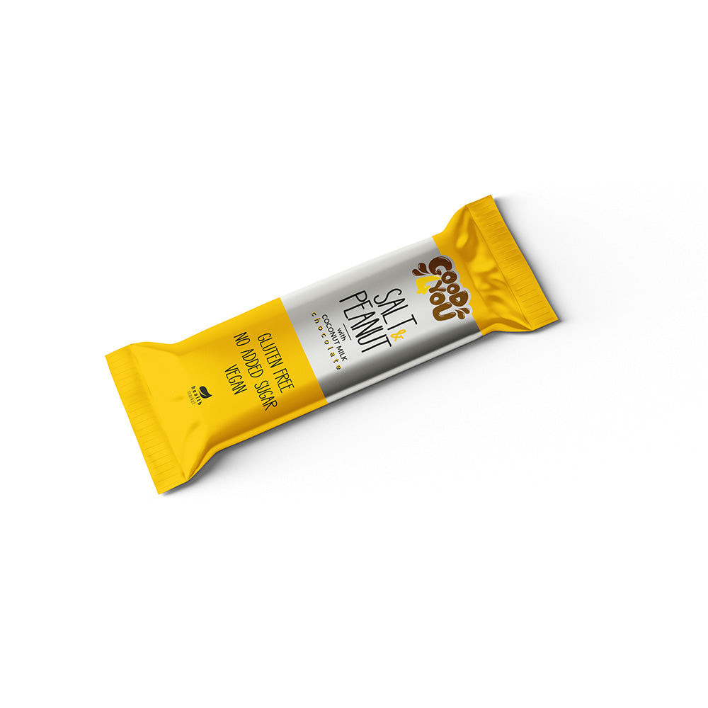 Good4You Sós Földimogyorós szelet kókusztejes csokoládéval - 25g