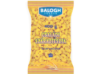 BALOGH tészta 400g Szarvacska