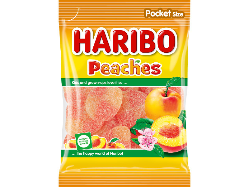 Haribo 80g Peaches-Barack