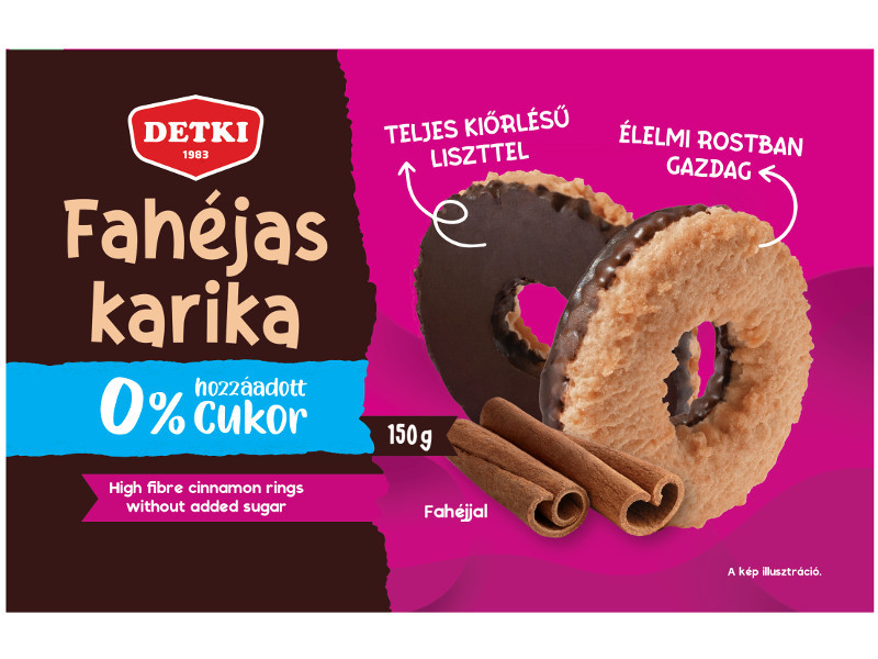Detki 150g Fahéjas karika HCN - étbevonóval