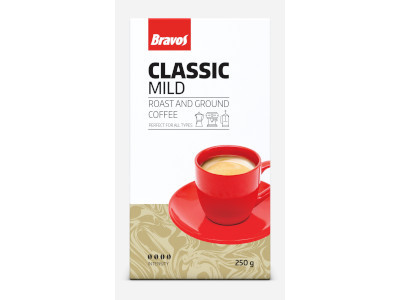 Bravos 250g Mild őrölt kávé Bravos 250g Mild őrölt kávé