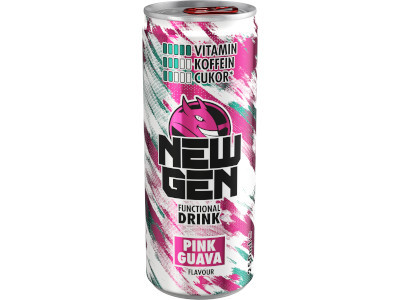 Hell New Gen 250ml Pink Guava DRS szénsavas funkcionális ital