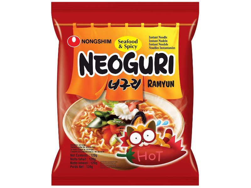Nongshim Neoguri Hot-Csípős instant tészta 120g 934