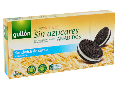 Gullón 210g Oreo cukormentes kakaós keksz krémtöltelékkel