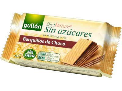 Gullón 60g Barquillos cukormentes nápolyi Kakaós 9370