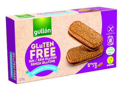 Gullón 225g Szendvicskeksz gluténmentes Csokoládé krémes