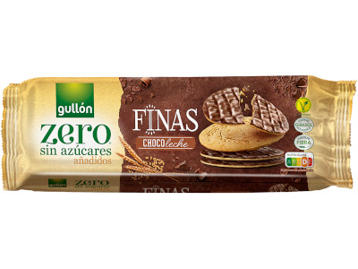Gullón 150g Finas Thins Zero tejcsokoládés keksz 4435