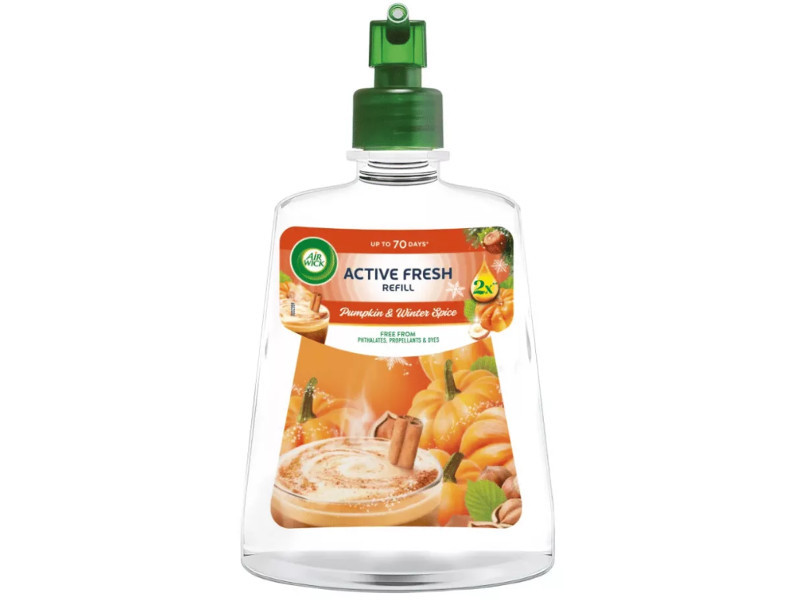 Air Wick Active Fresh utántöltő Pumpkin & Winter Spice 228ml Air Wick Active Fresh utántöltő Pumpkin & Winter Spice 228ml