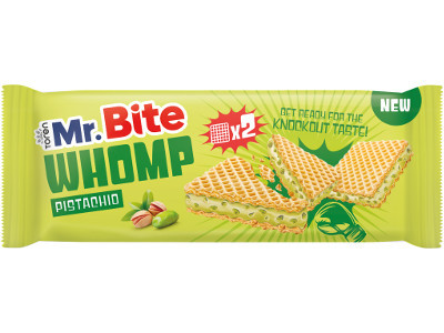 Mr.Bite Whomp ostyaszelet 40g Pisztáciás Mr.Bite Whomp ostyaszelet 40g Pisztáciás