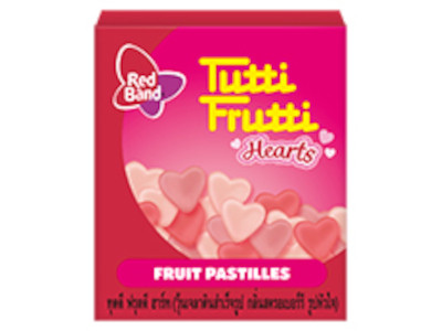 Tutti-Frutti gumicukor 15g Hearts Tutti-Frutti gumicukor 15g Hearts
