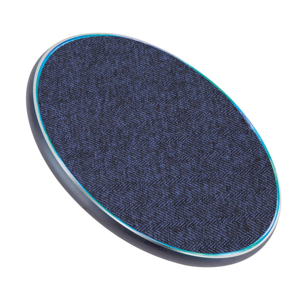 RivaCase VA4915 BL3 Wireless 10W Fast Charger Fabric Blue