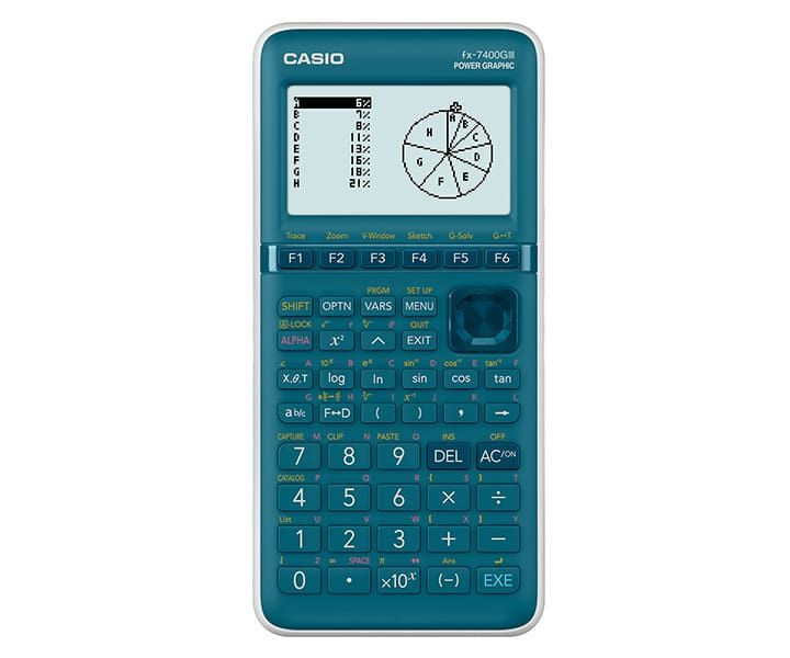 Casio FX-7400GIII Tudományos számológép Cyan