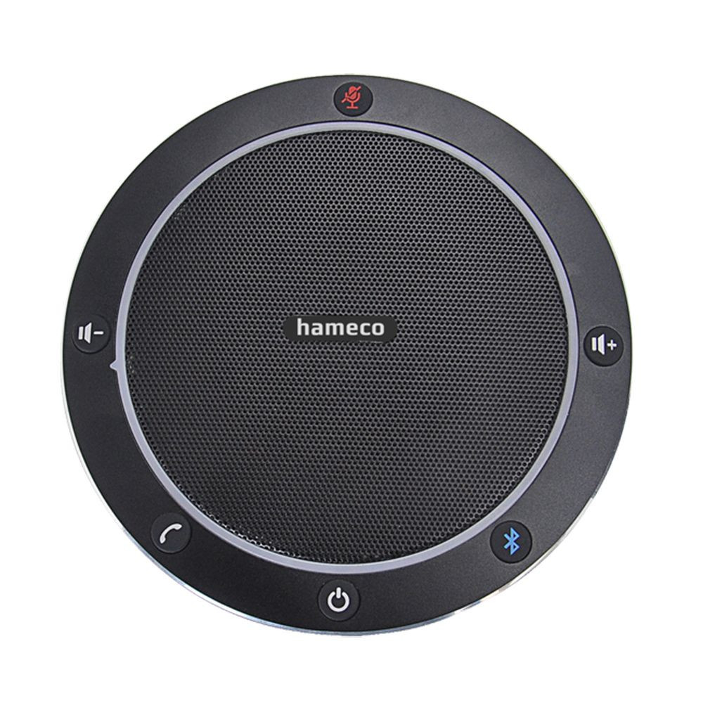 Hameco HA-35-B Video Conferencing Speaker with Microphone Black