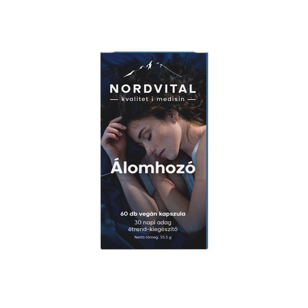 Nordvital álomhozó vegán kapszula 60 db Nordvital álomhozó vegán kapszula 60 db