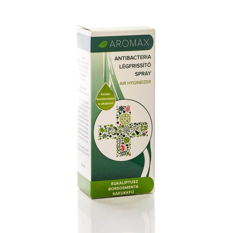 Aromax légfrissítő spray eukaliptusz-borsmenta-kakkukfű 20 ml Aromax légfrissítő spray eukaliptusz-borsmenta-kakkukfű 20 ml