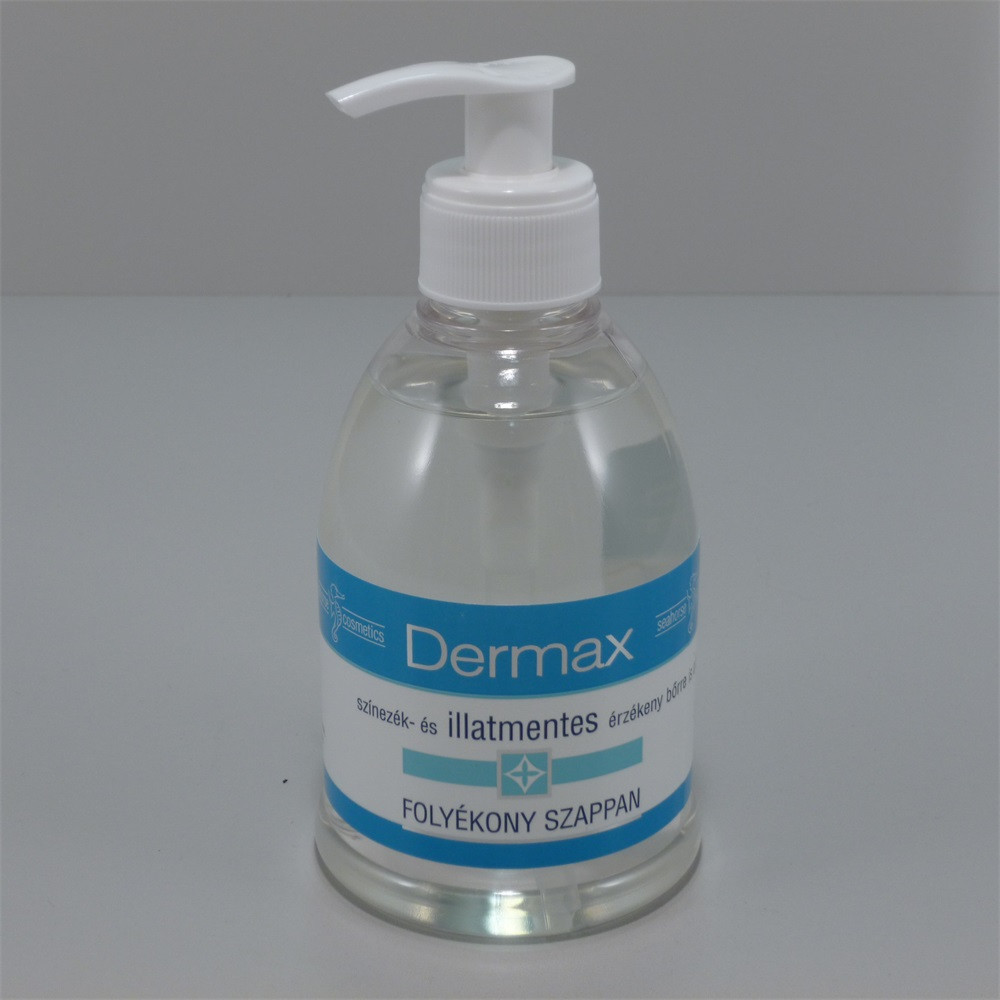 Dermax illatmentes folyékony szappan 300 ml Dermax illatmentes folyékony szappan 300 ml