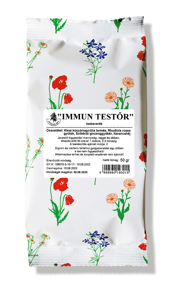 Gyógyfű immun testőr teakeverék szálas 50 g