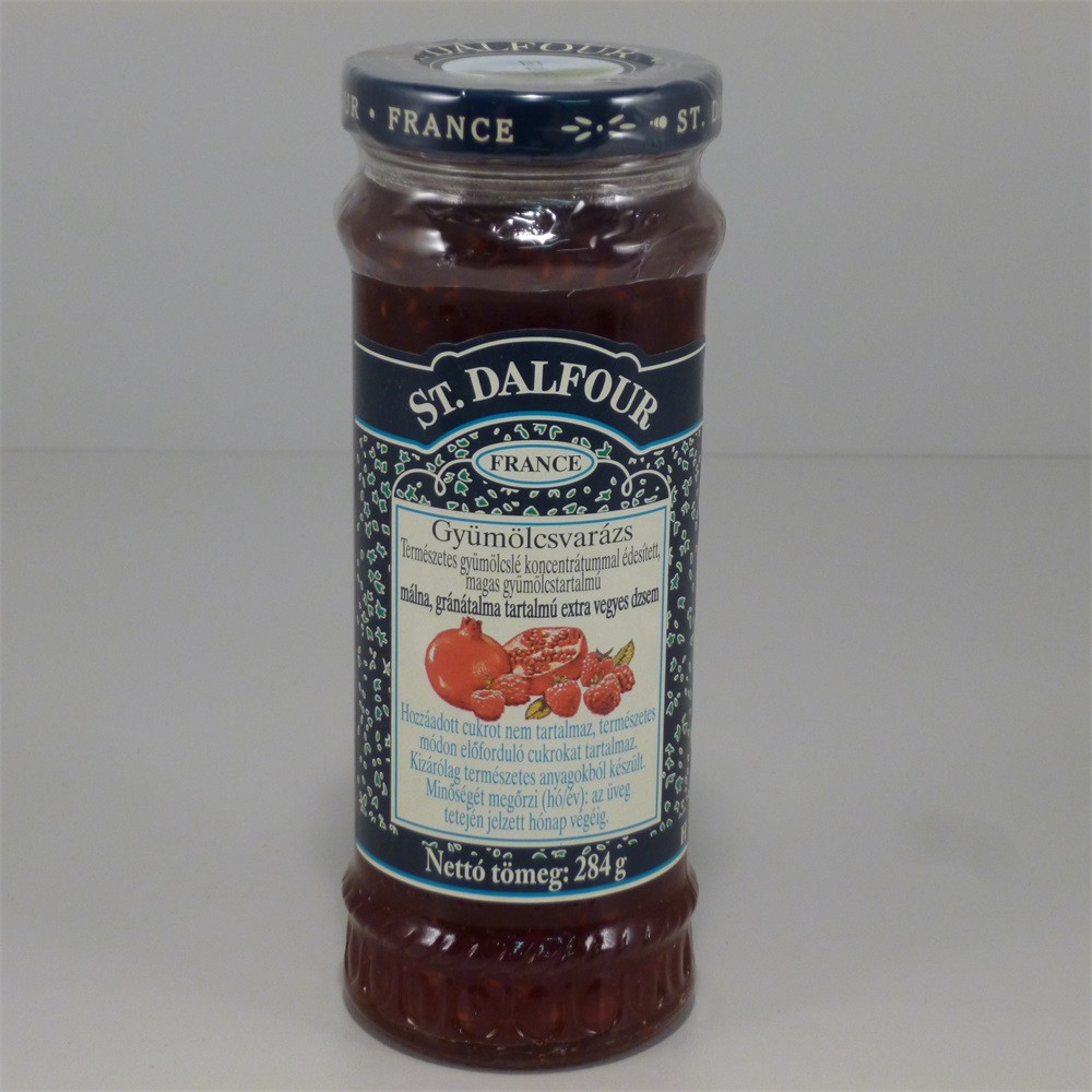 St.Dalfour lekvár málna és gránátalma 284 g