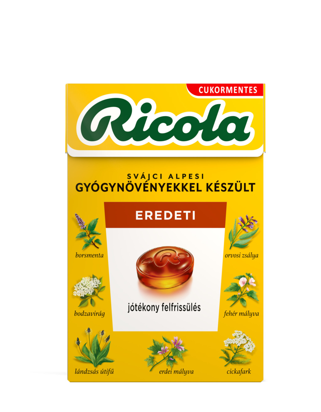 Ricola cukorka original herbs 40 g Ricola cukorka original herbs 40 g