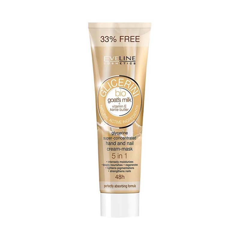 Eveline glicerines kéz-és köröm krém kecsketejjel 100 ml