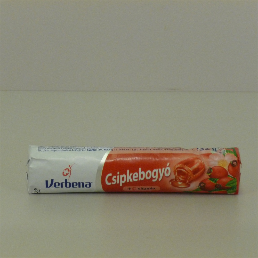 Verbena rolls cukorka csipkebogyó 32 g Verbena rolls cukorka csipkebogyó 32 g