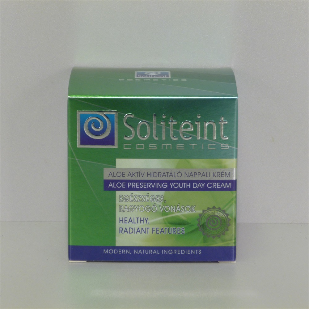 Soliteint aloe aktív hidratáló nappali krém 50 ml Soliteint aloe aktív hidratáló nappali krém 50 ml