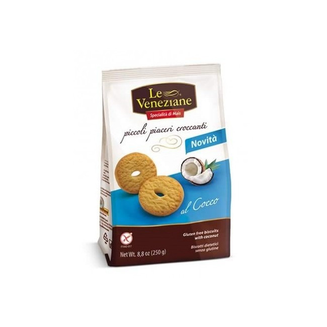 Le Veneziane keksz kókuszos 250 g Le Veneziane keksz kókuszos 250 g