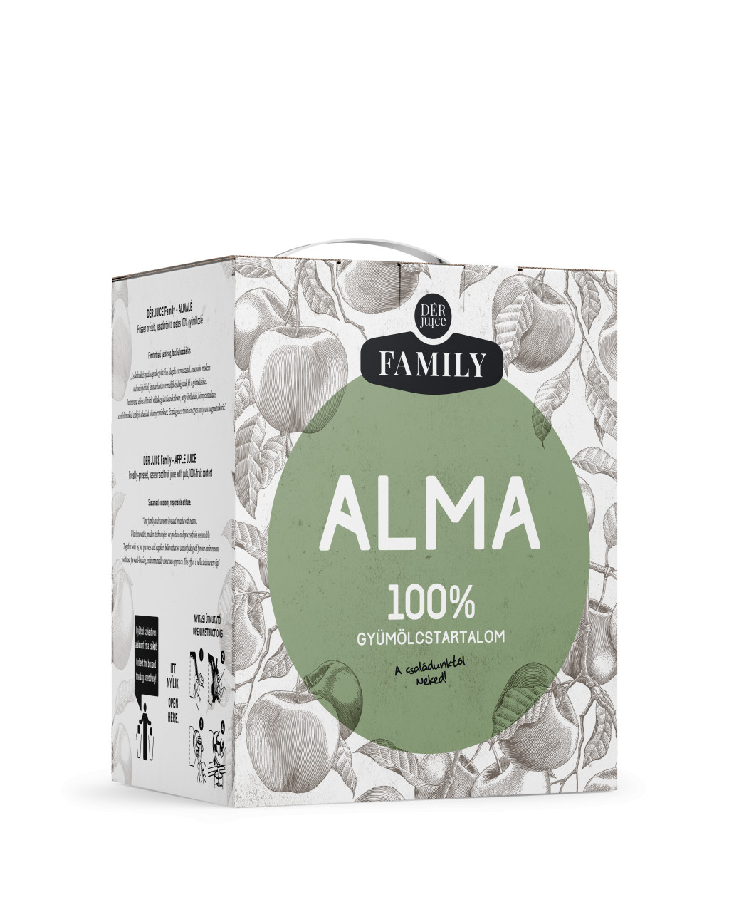 Dér juice family almalé 100% 3000 ml Dér juice family almalé 100% 3000 ml