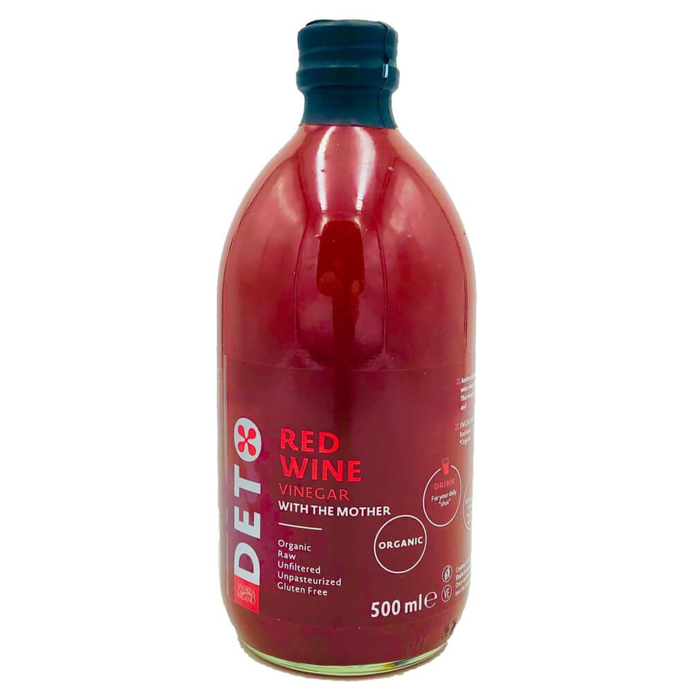 Deto bio szűretlen vörösbor ecet "anyaecettel" 500 ml