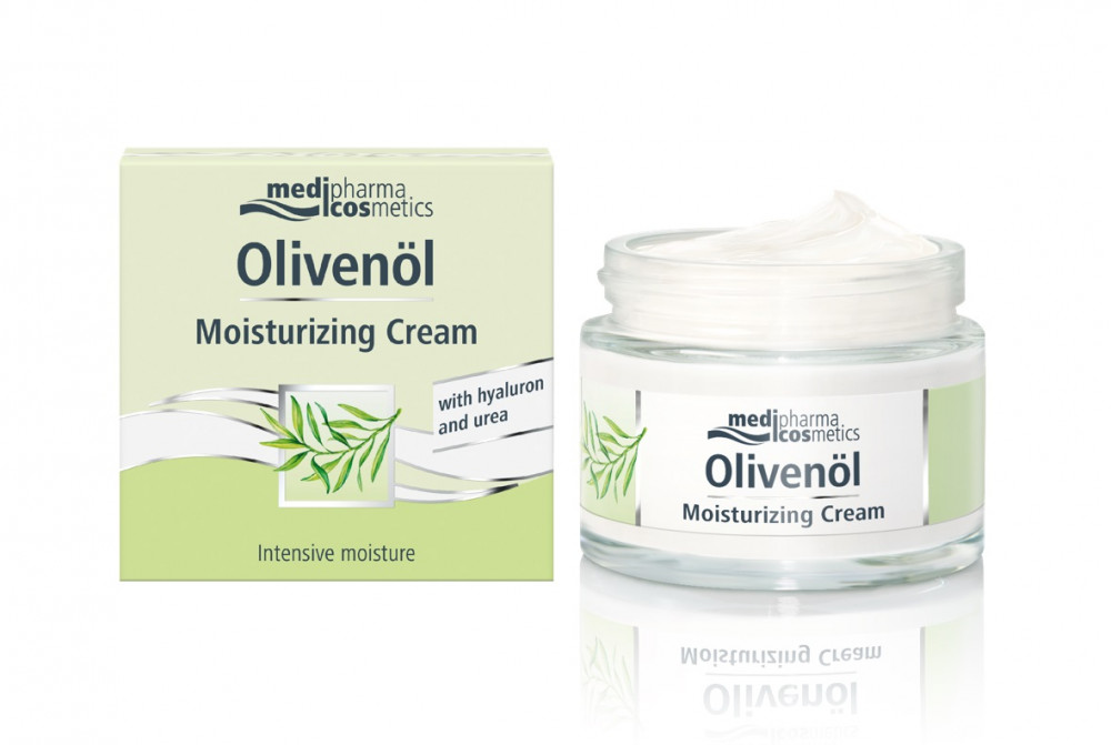 Olivenöl hidratáló arckrém hialuronnal és ureával 50 ml