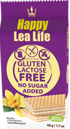 Lea life mini vaníliás ostyaszelet hozzáadott cukor-, glutén-, laktóz nélkül 48 g Lea life mini vaníliás ostyaszelet hozzáadott cukor-, glutén-, laktóz nélkül 48 g