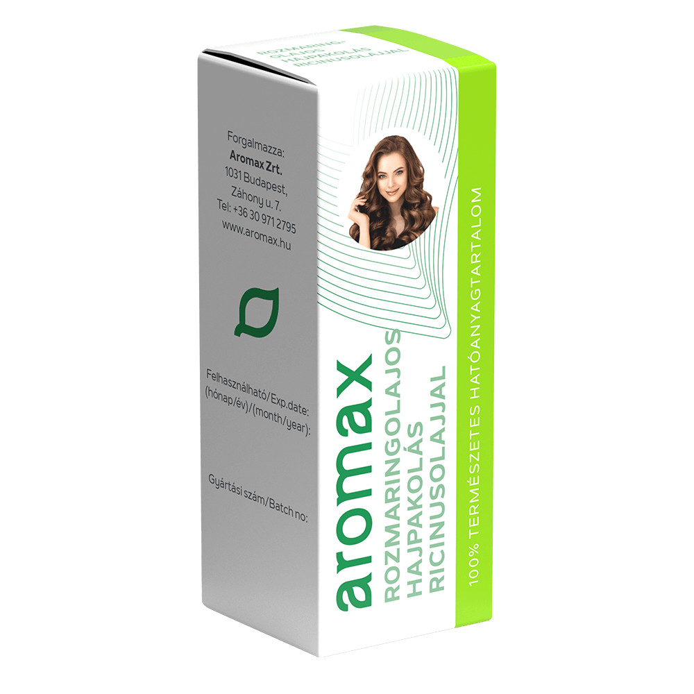 Aromax rozmaringolajos hajpakolás ricinusolajjal 100 ml Aromax rozmaringolajos hajpakolás ricinusolajjal 100 ml